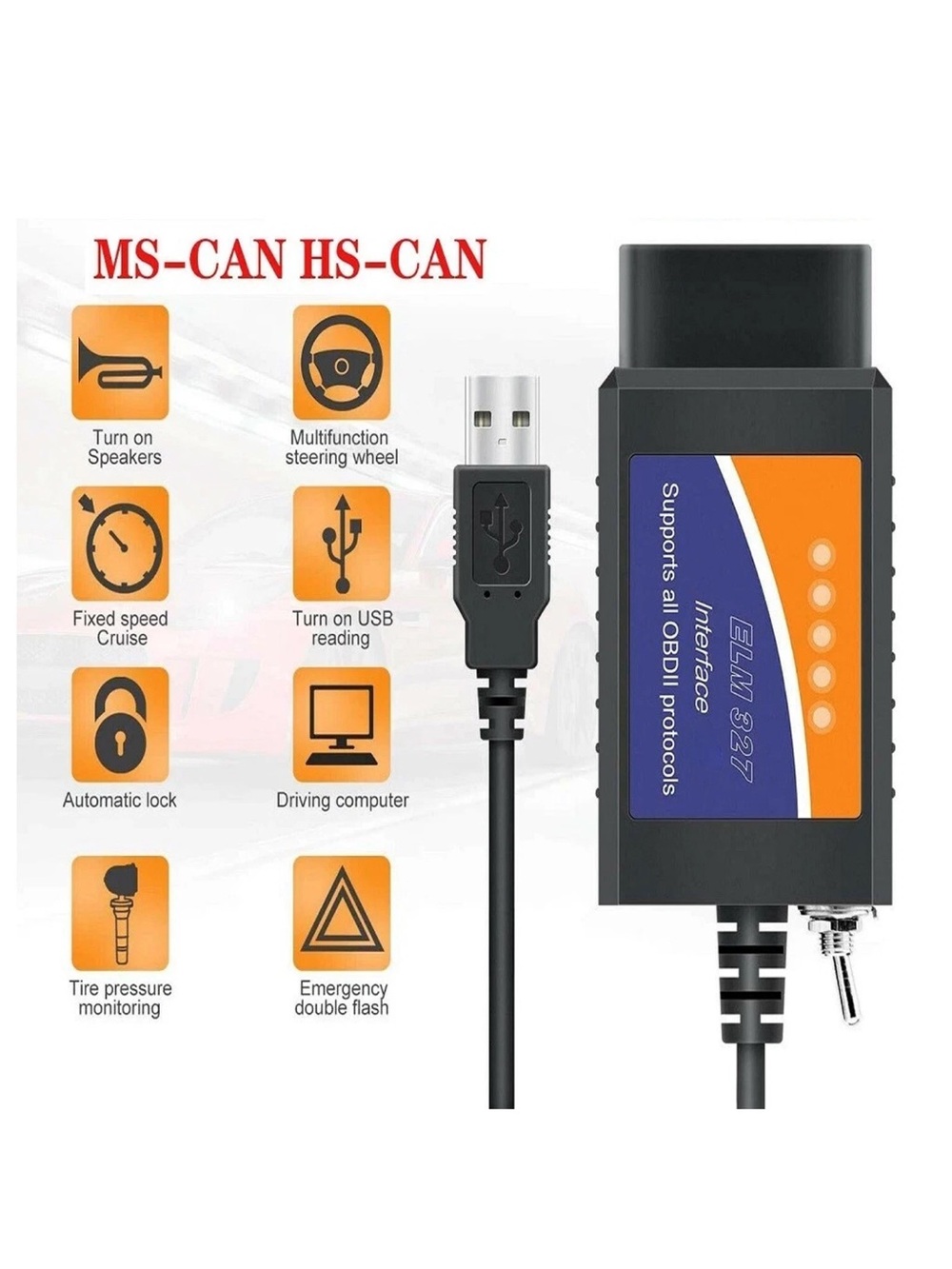 Forscan Elm327 Ford Lincoln Mazda Mercury Series Vehicles Code Scanner